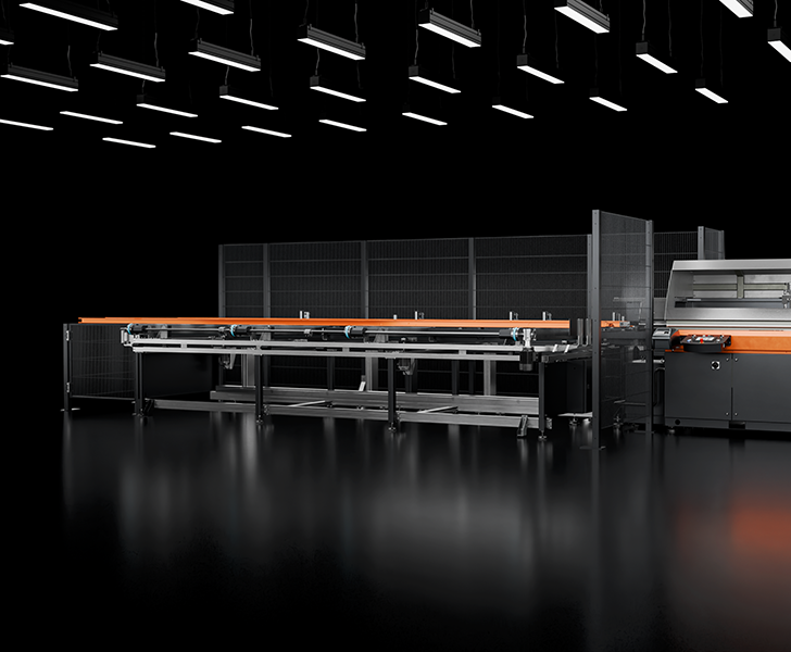 Alluminio TKE 305 EA Magazzino di carico automatico barre Tekna