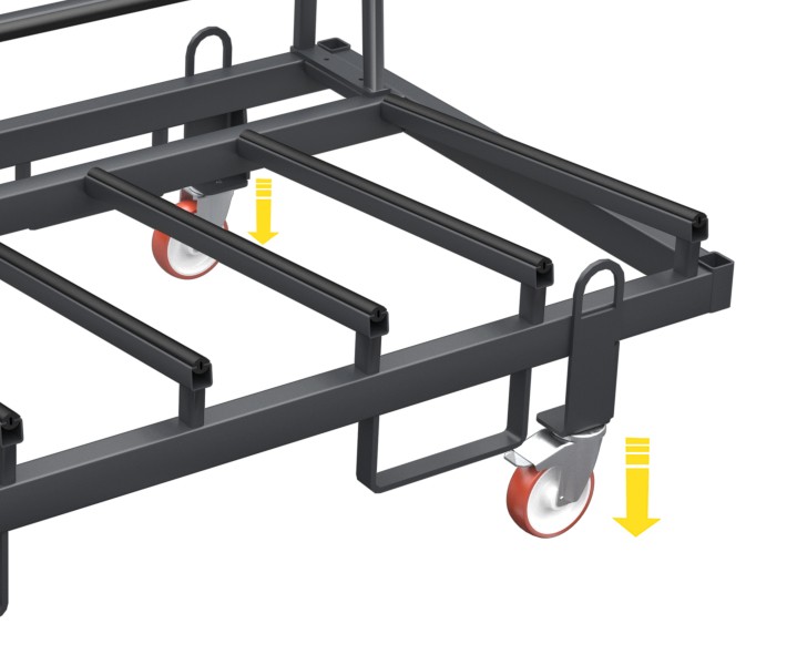 LANTUS Carrello Sottile 4 Ripiani Su Ruote - Organizzatore Stretto Per Bagno Cucina, Bianco